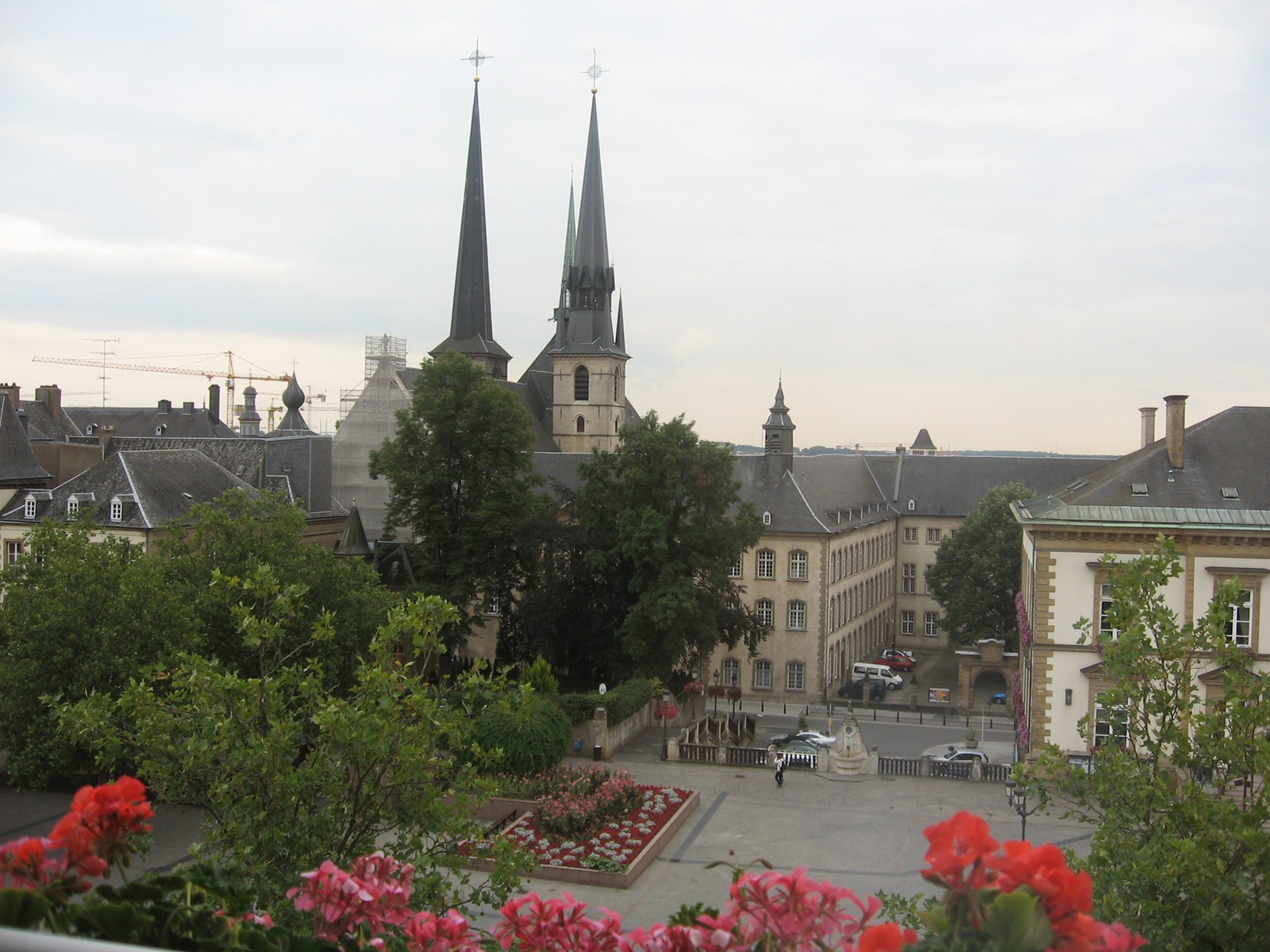 place de guillome, view from hotel casanova